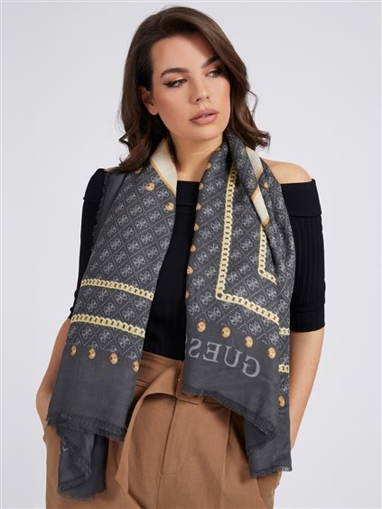 Oiritaly Foulard Femme Guess AW8580MOD03 COAL Tissu